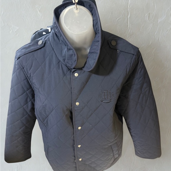 Tommy Hilfiger Men's Dark Blue Quilted Puffer Jacket - Picture 1 of 2